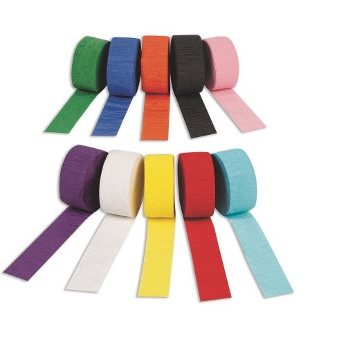 Crepe Paper Streamers- 1-3/4" x 81'