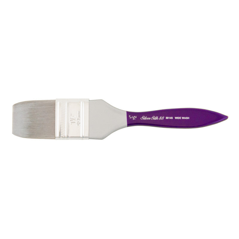 Silver Silk 88&reg; Silver Synthetic Brush, Size 1-1/2