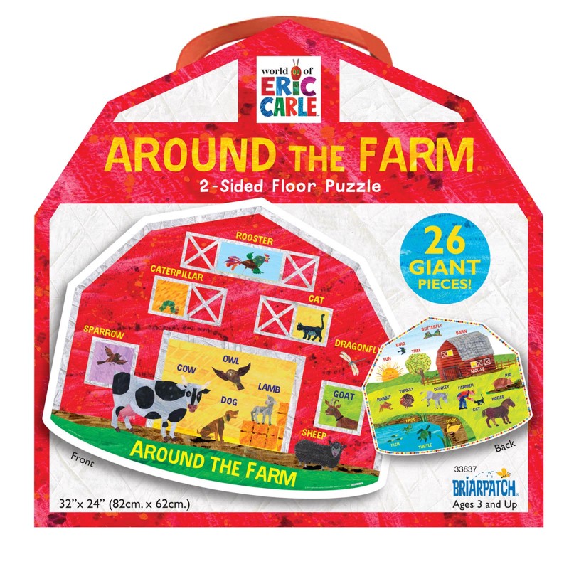 The World of Eric Carle&trade; Around the Farm 2-Sided Floor Puzzle