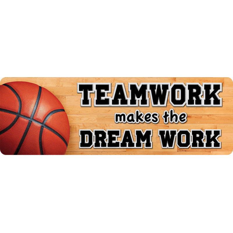 The Original Fun Mat&trade;, Mat Runner, 15.5" x 47", Basketball Teamwork