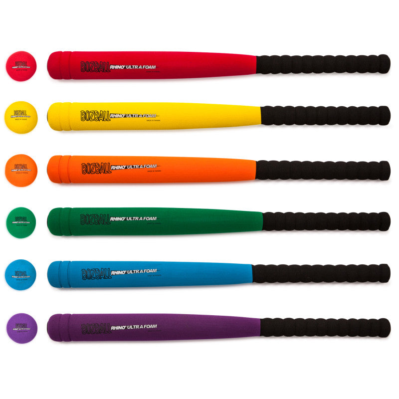 Rhino&reg; Ultra Foam 29-Inch Bat & Ball Set, Set of 6