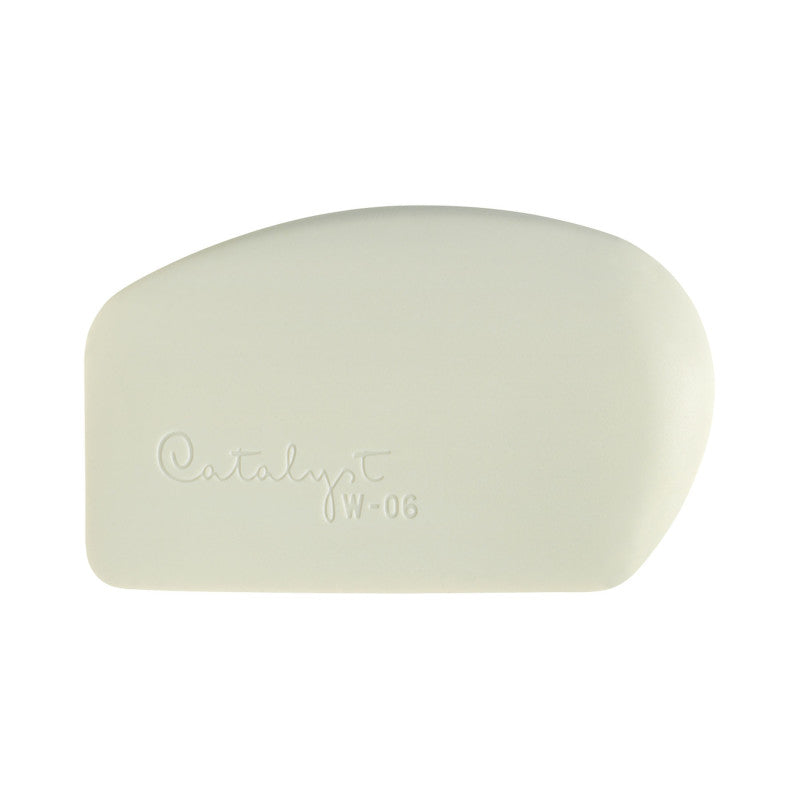 Catalyst Tool Wedge, Silicone, Mixed Media Paintbrush, White, Size 6, 1 Count