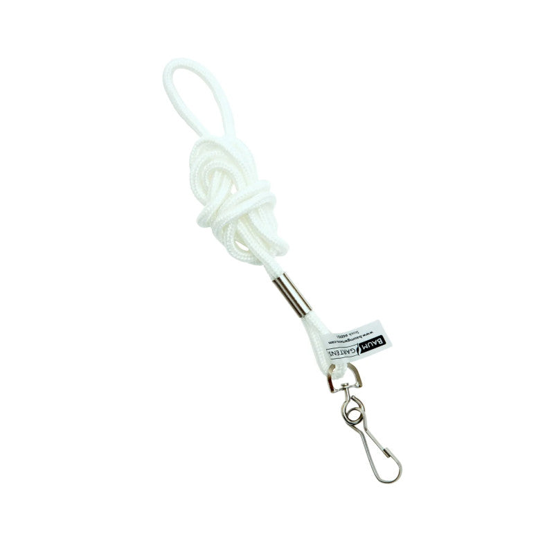 Standard Lanyard Hook Rope Style, White