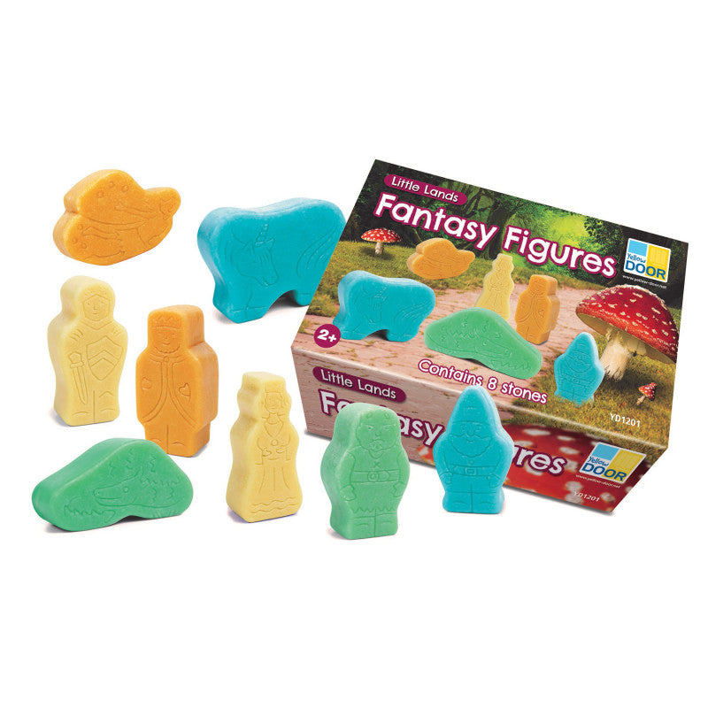 Little Lands &ndash; Fantasy Figures, Set of 8 Stone Figures