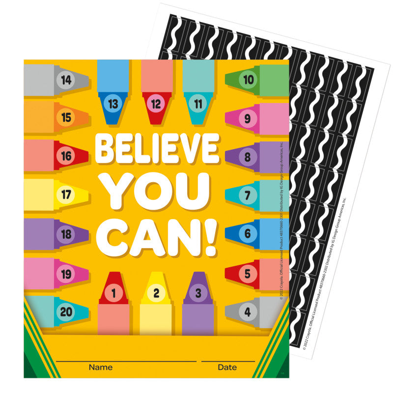 Crayola&reg; Mini Reward Chart with Stickers, Pack of 36