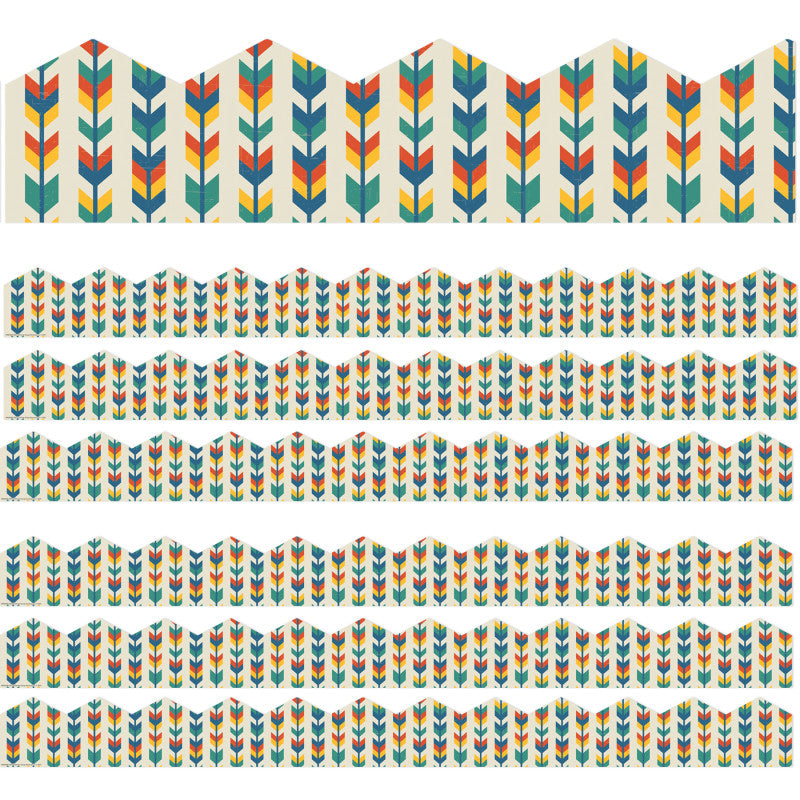 Adventurer Arrows Extra Wide Deco Trim&reg;, 37 Feet Per Pack, 6 Packs