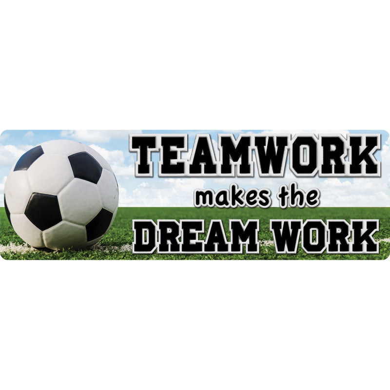 The Original Fun Mat&trade;, Mat Runner, 15.5" x 47", Soccer Teamwork