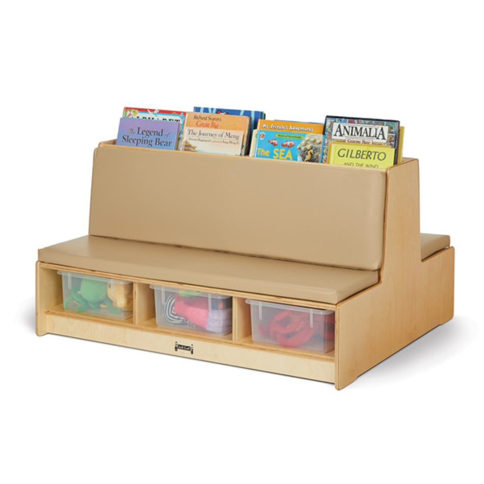 Jonti-Craft® Read-a-Round Couch, Wheat