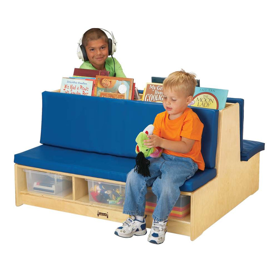 Jonti-Craft® Read-a-Round Couch, Blue