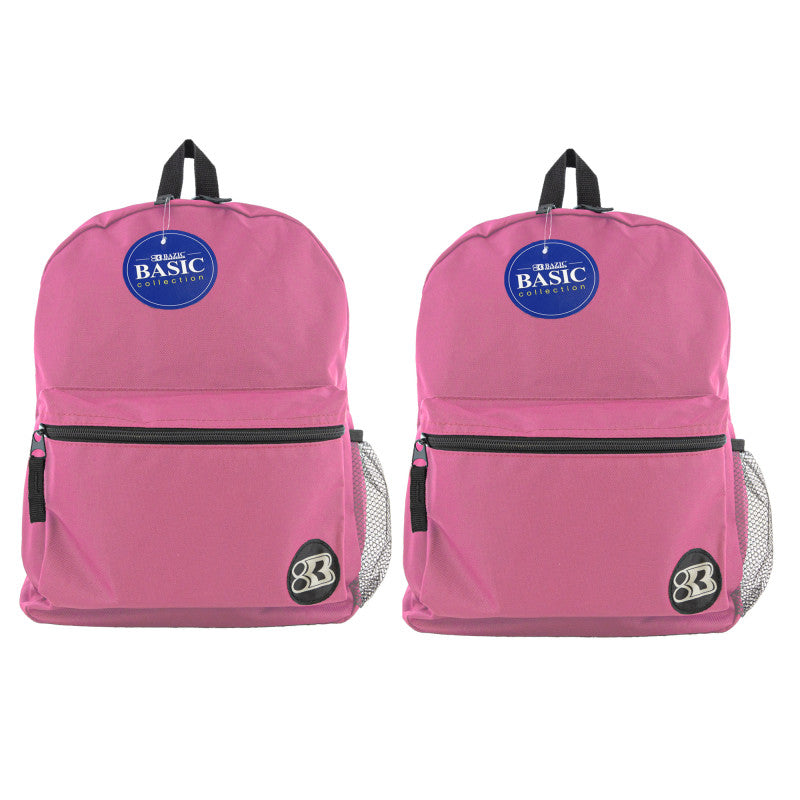 Basic Backpack 16" Fuchsia, Pack of 2