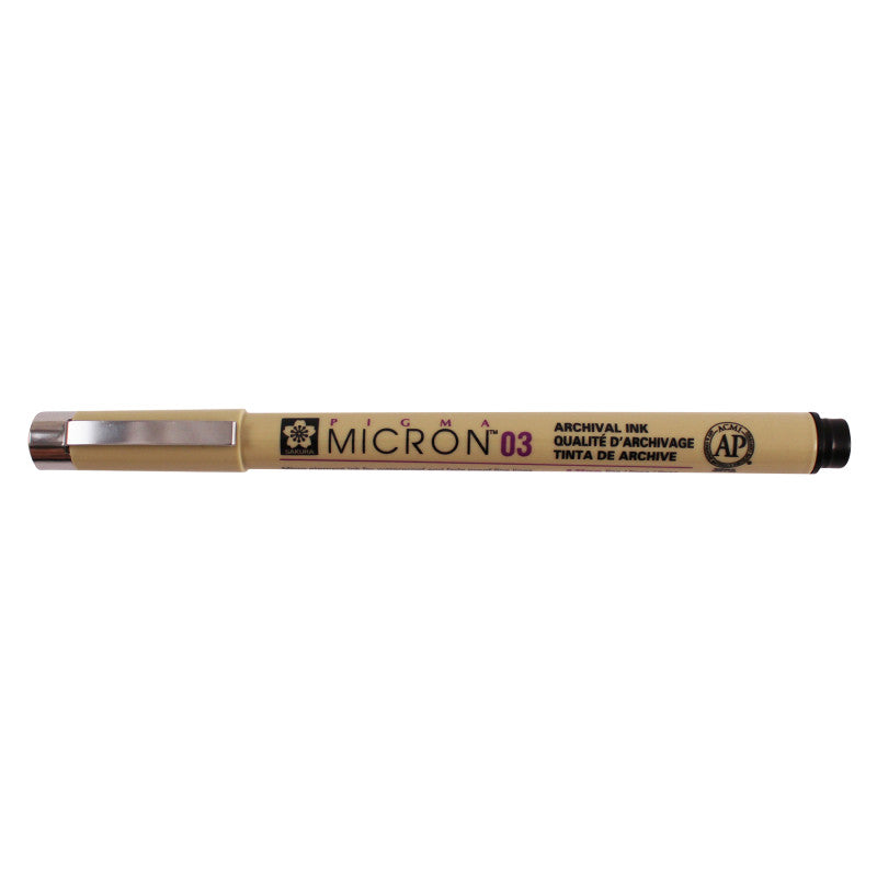Pigma Micron Pen, Black, 0.35mm Size 03