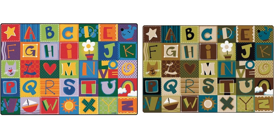 KIDSoft™ Toddler Alphabet Blocks Rug