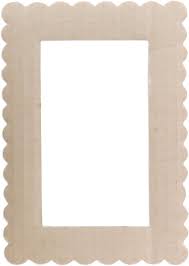 Hygloss Corrugated Frames - 4 3/4" x 6 3/4", (Opening 2 3/4" x 4 3/4") - 12/Pkg.
