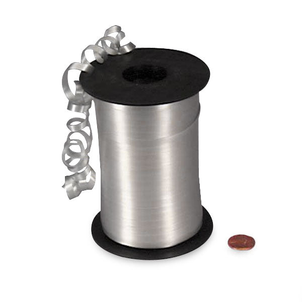 Silver  Curling Ribbon Roll 500 yds.