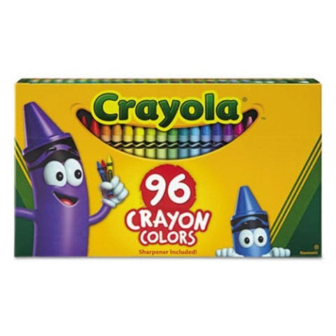 Crayola Classic Color Pack Crayons, Tuck Box, 96 Colors Box  52-0096