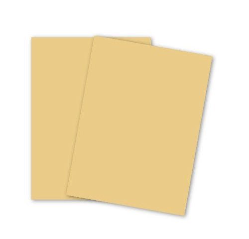 Color Card Stock Buff, 67 lb, 8.5 x 11 Inches, 250 Sheets