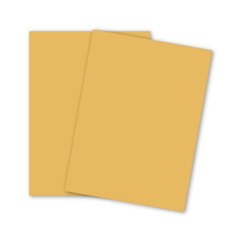 Color Card Stock Gold, 67 lb, 8.5 x 11 Inches, 250 Sheets