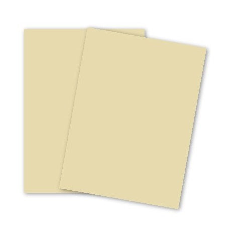 Color Card Stock, Tag,  Ivory, 67 lb, 8.5 x 11 Inches, 250 Sheets