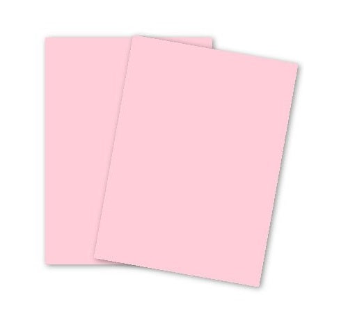 Color Card Stock, Tag,  Pink, 67 lb, 8.5 x 11 Inches, 250 Sheets