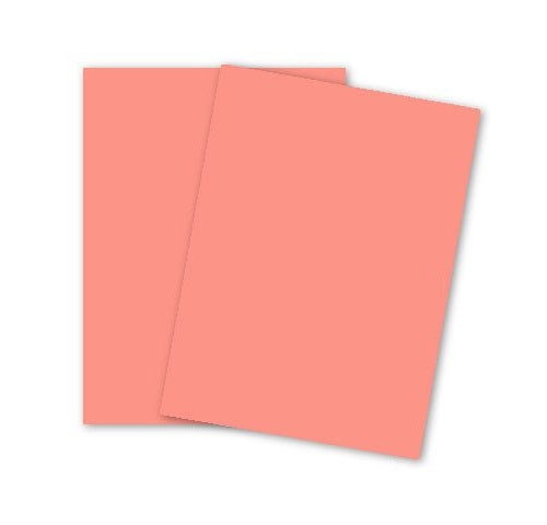 Color Card Stock, Tag,  Salmon, 90 lb, 8.5 x 11 Inches, 250 Sheets