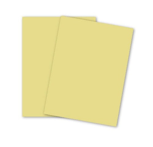 Color Card Stock, Tag, Yellow, 67 lb, 8.5 x 11 Inches, 250 Sheets