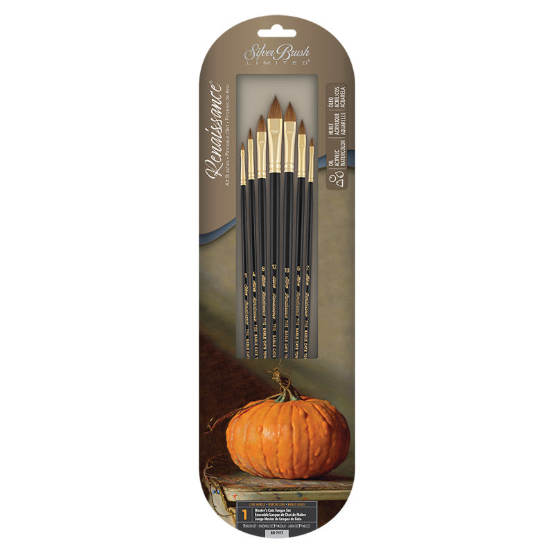Renaissance&reg; 7-Piece Cats Tongue Brush Set