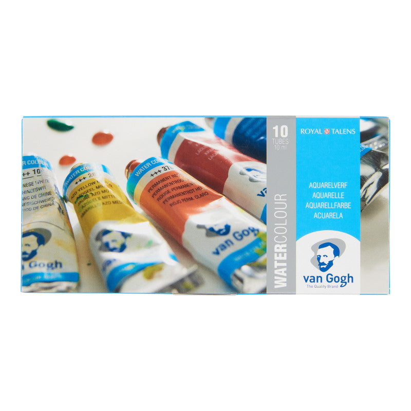 Watercolor Tube Set, 10 x 10mL, General Selection