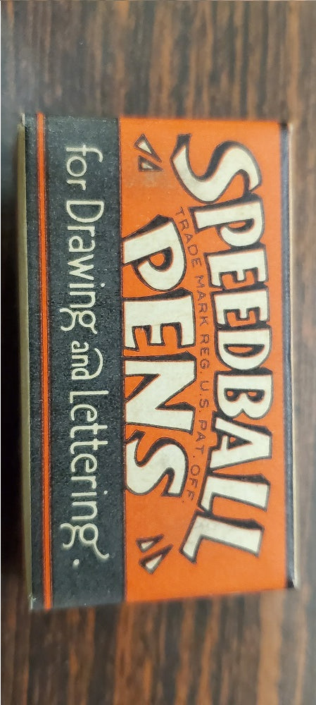 SPEEDBALL PEN NIBS B-1/2" Lot 12 Calligraphy triple reservoir