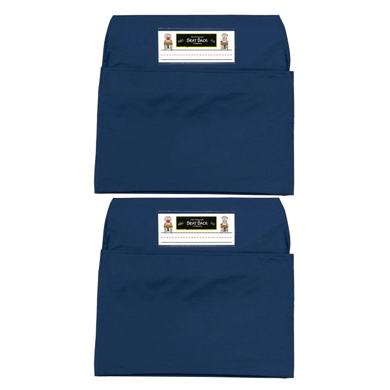 Seat Sack, Standard, 14 inch, Chair Pocket, Blue, Pack of 2
