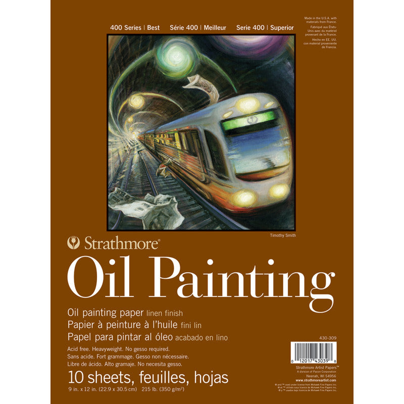 400 Series Oil Pad, Glue Binding, 10 Sheet, 9x12 inch, 1 Count