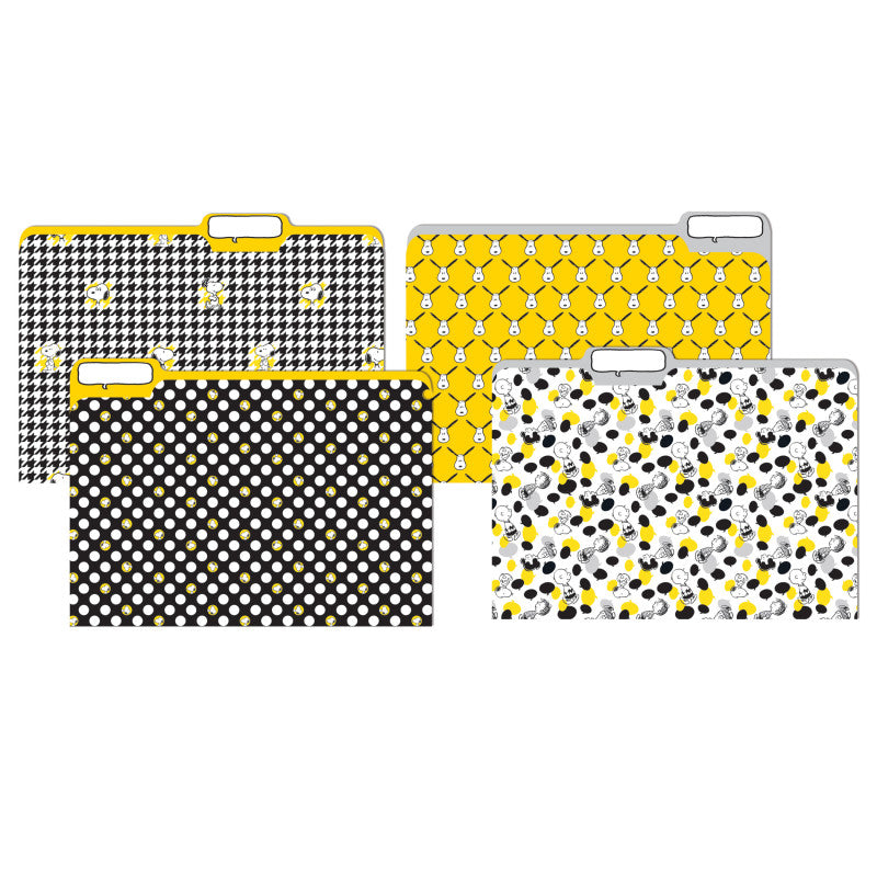 Peanuts&reg; Touch of Class File Folders, Pack of 4