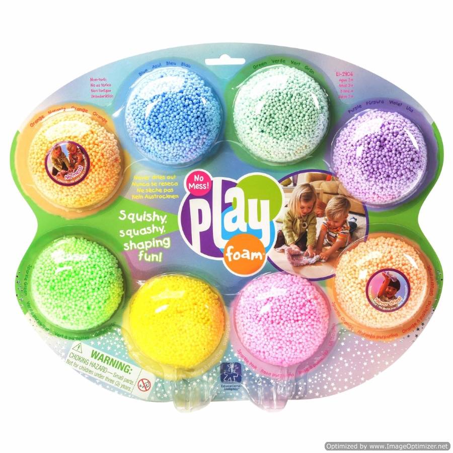 NO-MESS PLAYFOAM® Educational Insights  Combo 8-Pack (EI-1906)