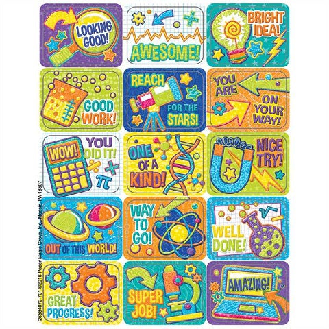 Eureka Color My World STEM Success Stickers (658407)
