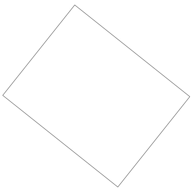 Coated Poster Board, White 14 pt., 22" x 28", 25 Sheets