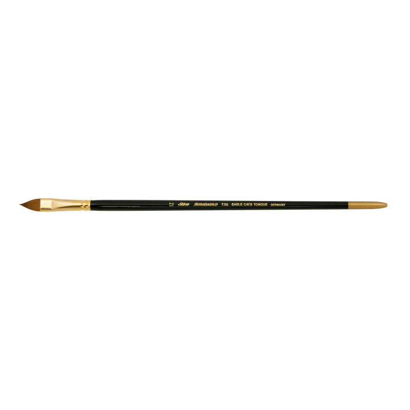 Renaissance&reg; Cats Tongue Brush, Long Handle, Size 12