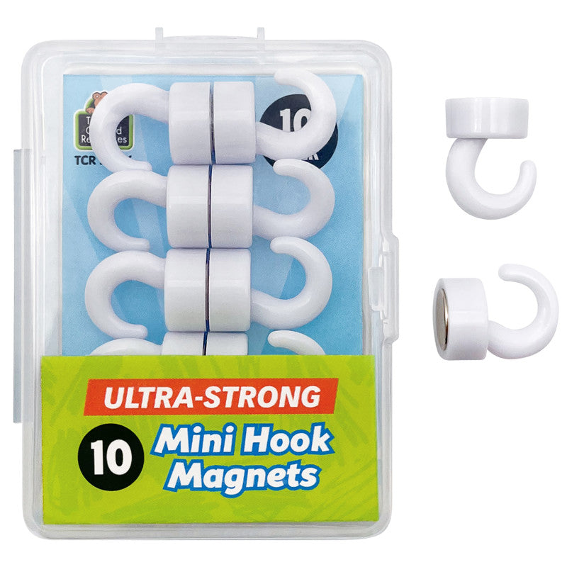 Mini Hook Magnets, Pack of 10