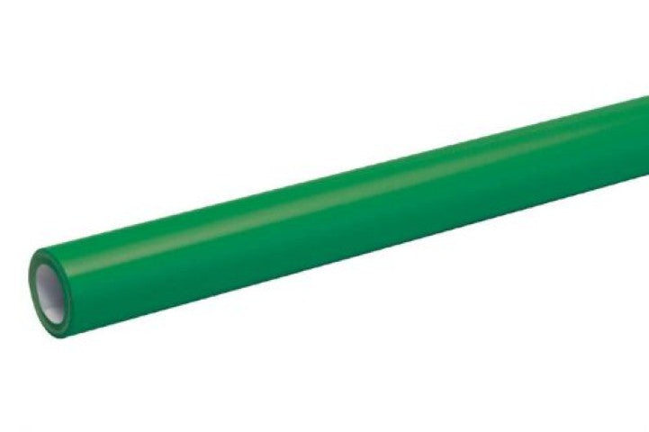 Pacon Fadeless Premium Glossy Bulletin Board Art Paper, 4-Feet by 25-Feet, Festive Green, 57155