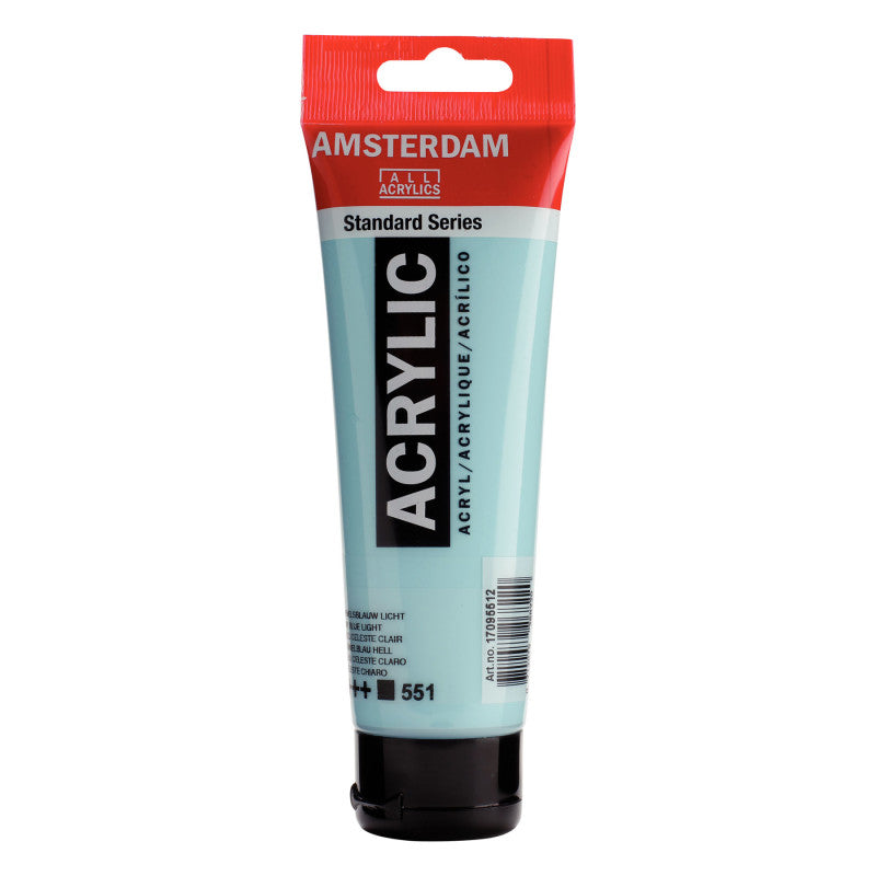Standard Acrylic Paint, 120ml, Sky Blue Light 551