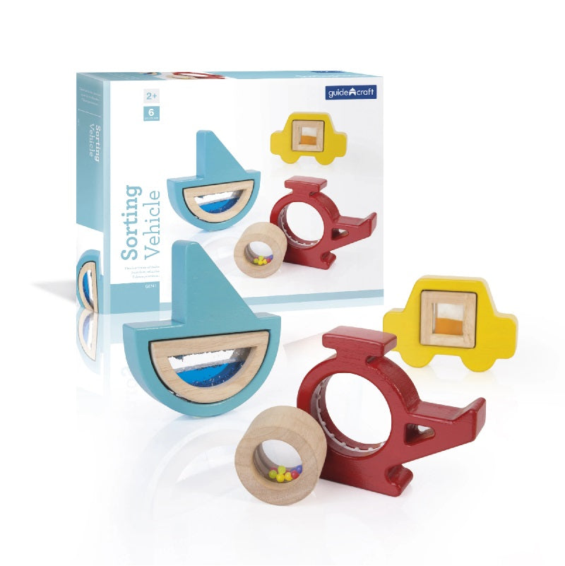 Sorting Vehicles 6 pieces - Guidecraft G6741