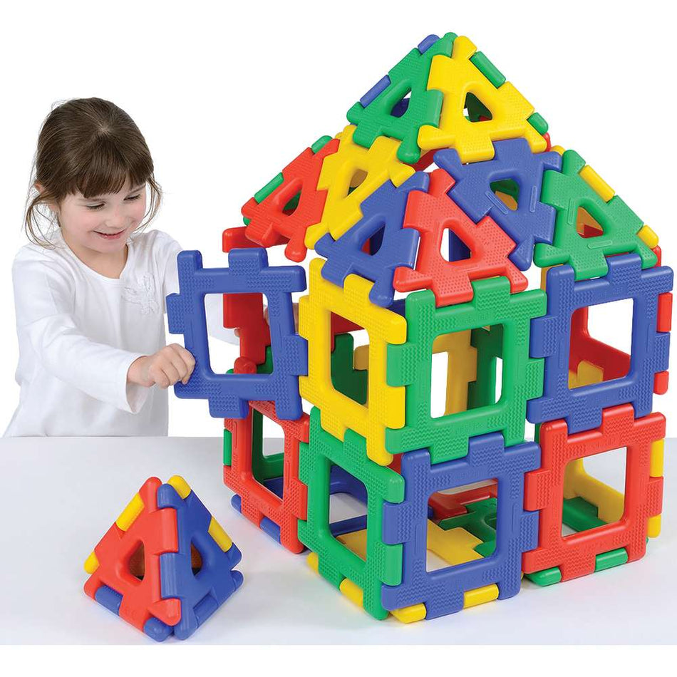 Giant Polydron®, 40 Pieces