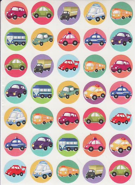 Vehicle Stickers 3/4" , 875 Per Pack