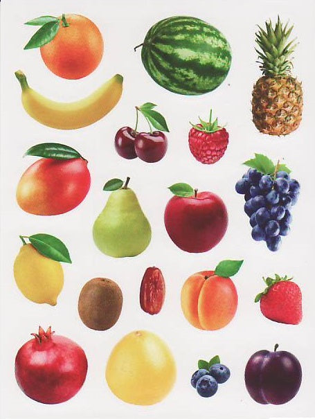 Large Fruit Stickers 1.75"  475 Per Pack