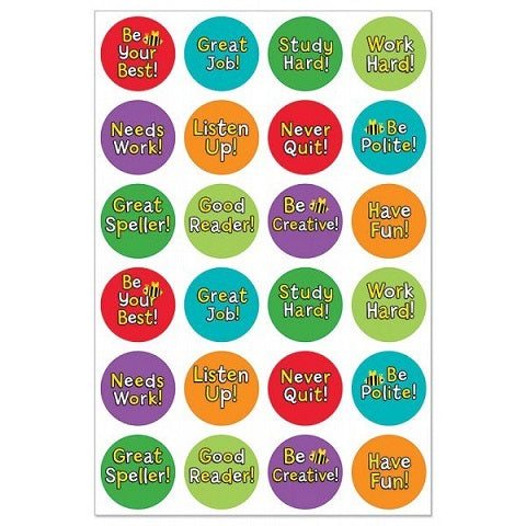Hygloss Be Your Best  - 3 Sheets Stickers (1876)