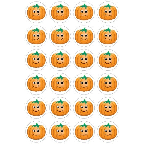 Hygloss Happy Pumpkins   - 20 Sheets Stickers (18891)