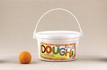 Hygloss Dazzlin Modeling Dough Orange 3 Lb Tub HYG-48306