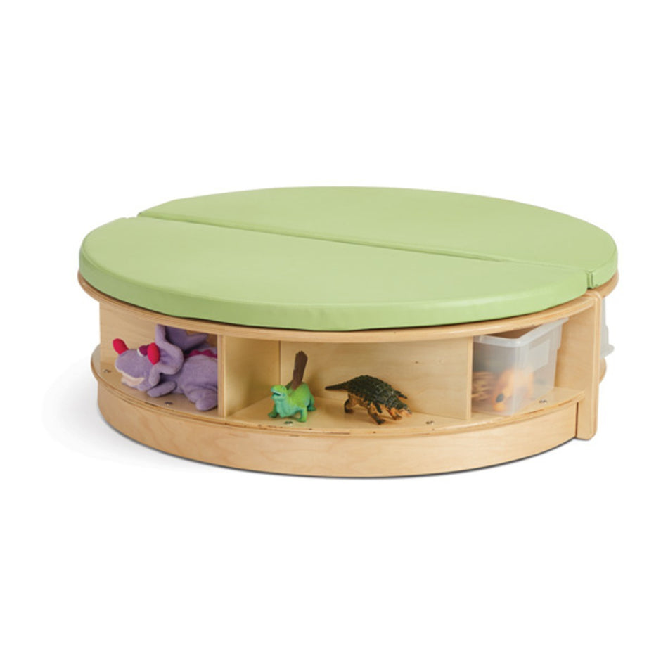 Jonti-Craft® Read-a-Round Island, Lime (2 Semi)