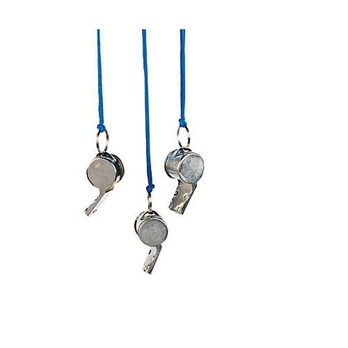 Kids’ Metal Whistles - 12/pkg