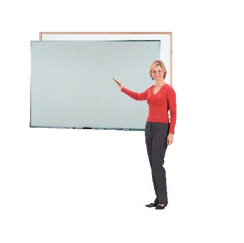 General Purpose 48" x 96" Aluminum White Markerboards (Non-Magnetic)