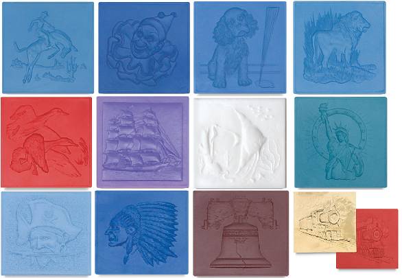 Metal Smith Molds Sets Of 12  (4" x 4")