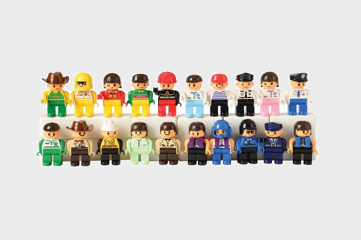 People For Preschool Sized Building Bricks MTC-608